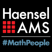 Haensel AMS Logo Square black #MathPeople